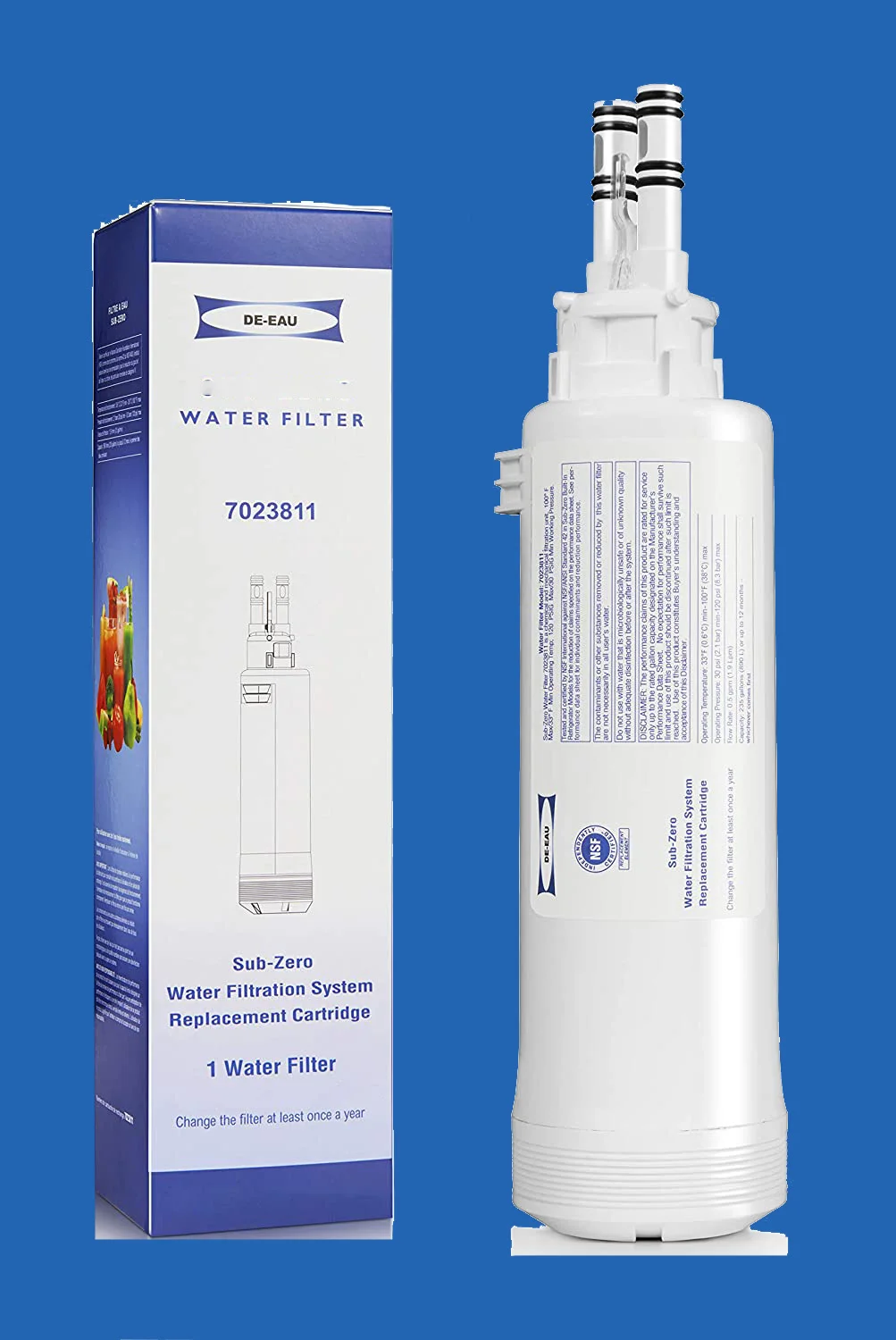 SubZero Replacement Water Filter 7023812
