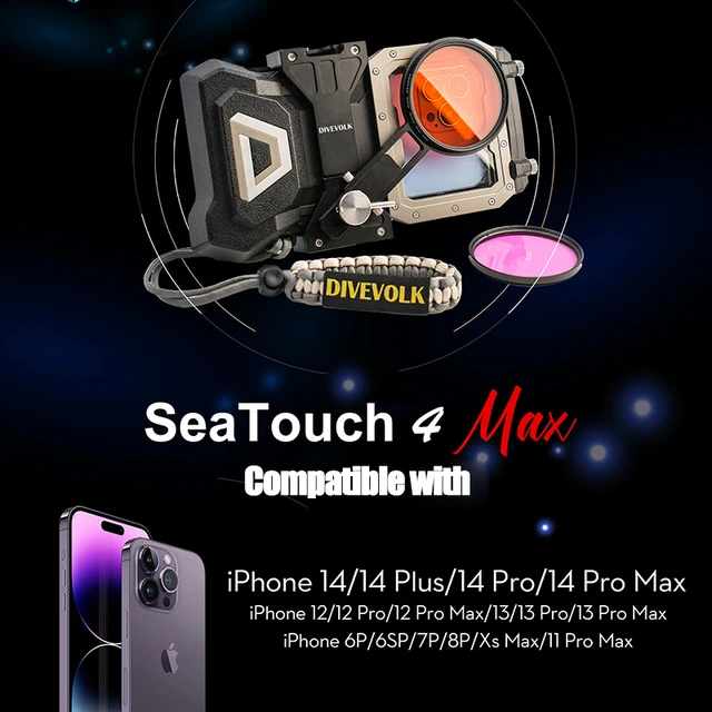 DIVEVOLK Seatouch 4 Max iPhone 水中撮影