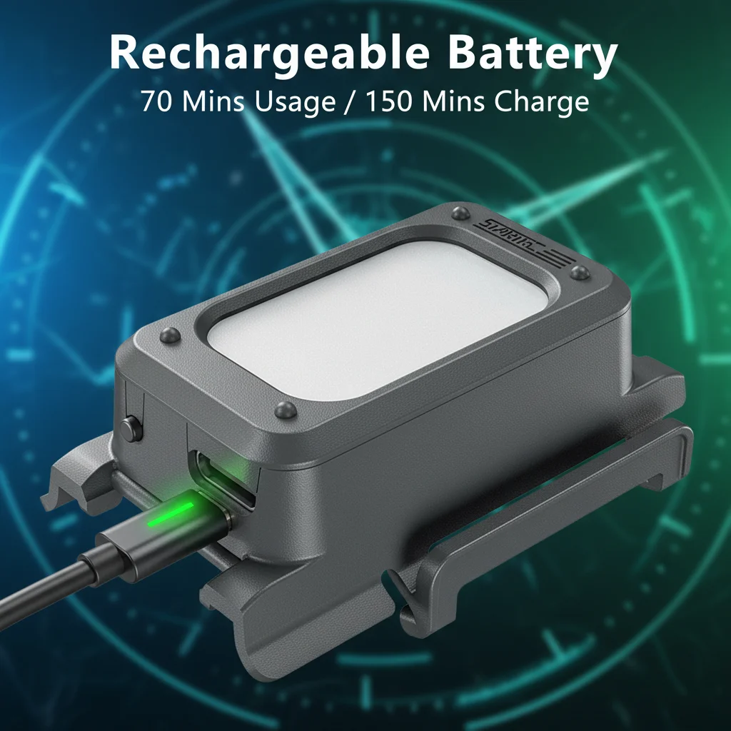 Train d'atterrissage LED pour DJI NEO2 en action, éclairage de nuit, protection et recharge