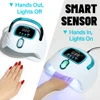 LED Nail Lamp 268W for Gel Nails Dryer Lamp with 57pcs Lamp Beads 4 Timers Professional UV Light for Home Salon Nail Art Tools 6