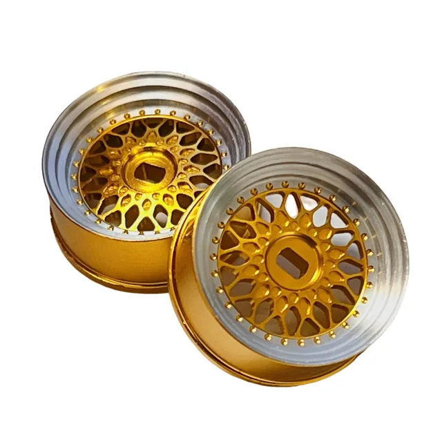 MINI-Z AWD BBS Metal Wheel Gold/Silver ( Diameter 20mm, 2PCS