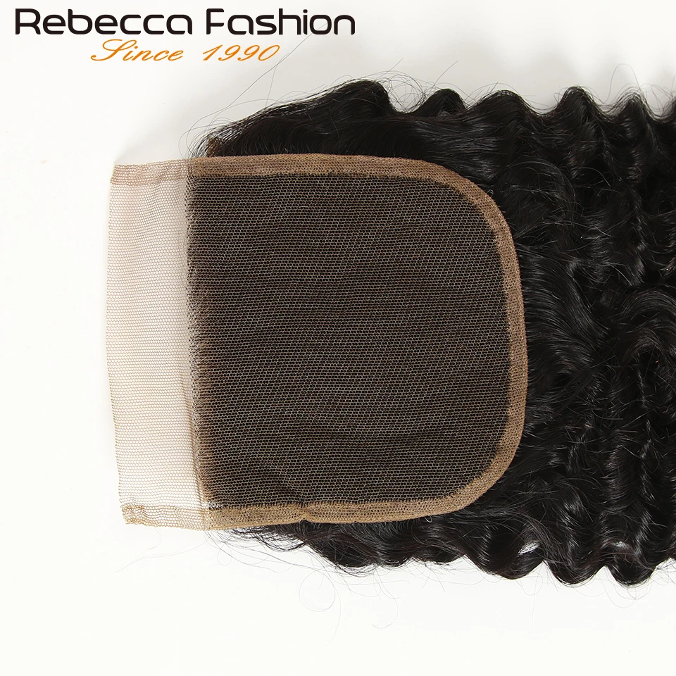 Human Hair Lace Closure 4X4 Deep Curly