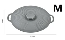 Versatile Reusable Heat - Resistant Silicone Lids (M)