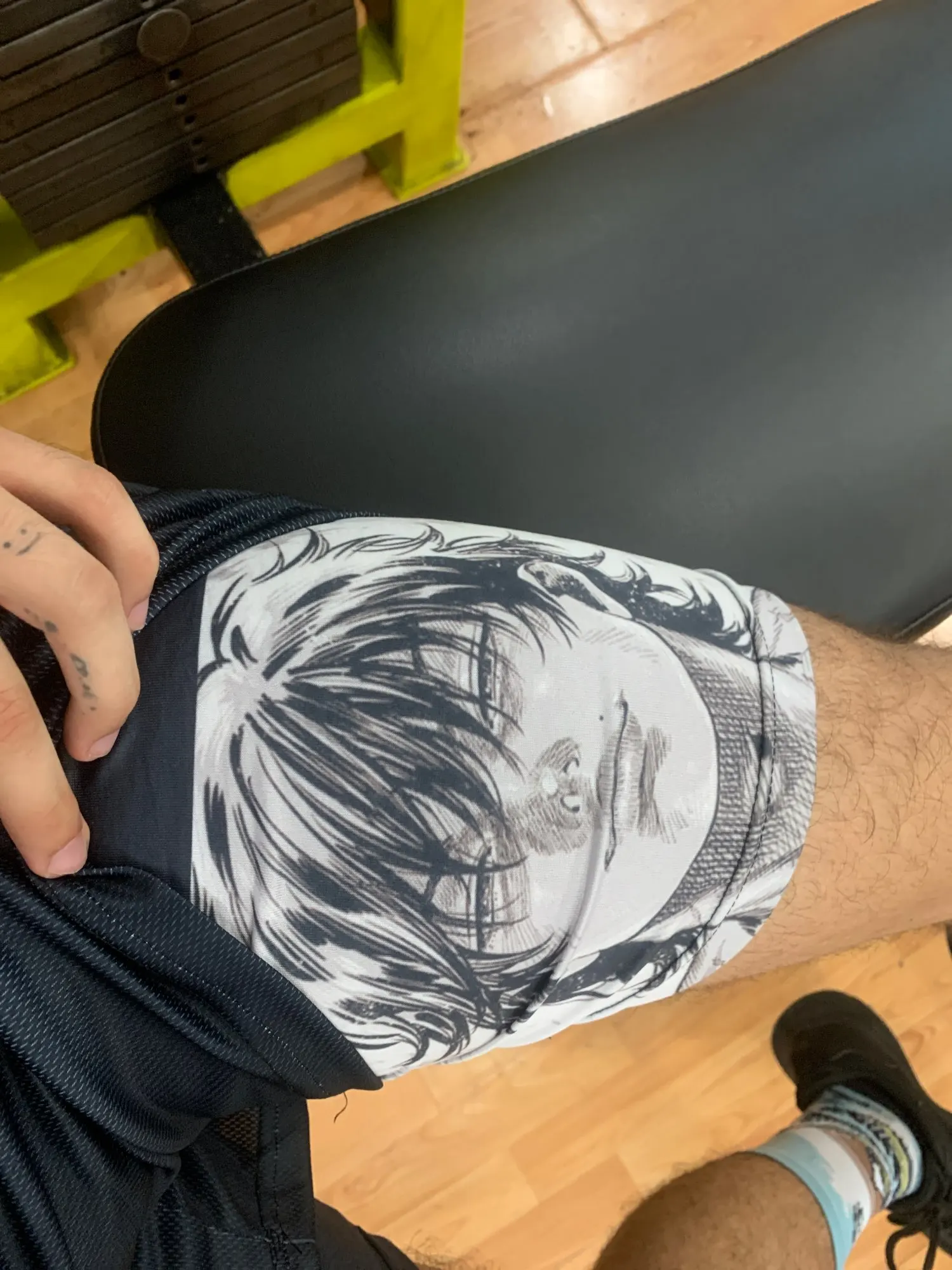 Men's Anime Gym Shorts - Baki Hanma