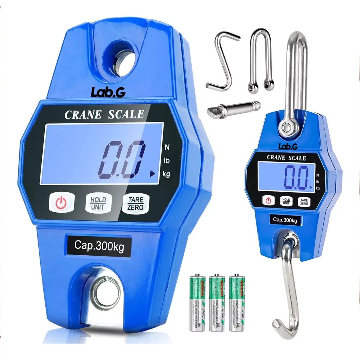 Báscula Industrial Digital Lab.G Colgante Portátil Con Colgar Azul