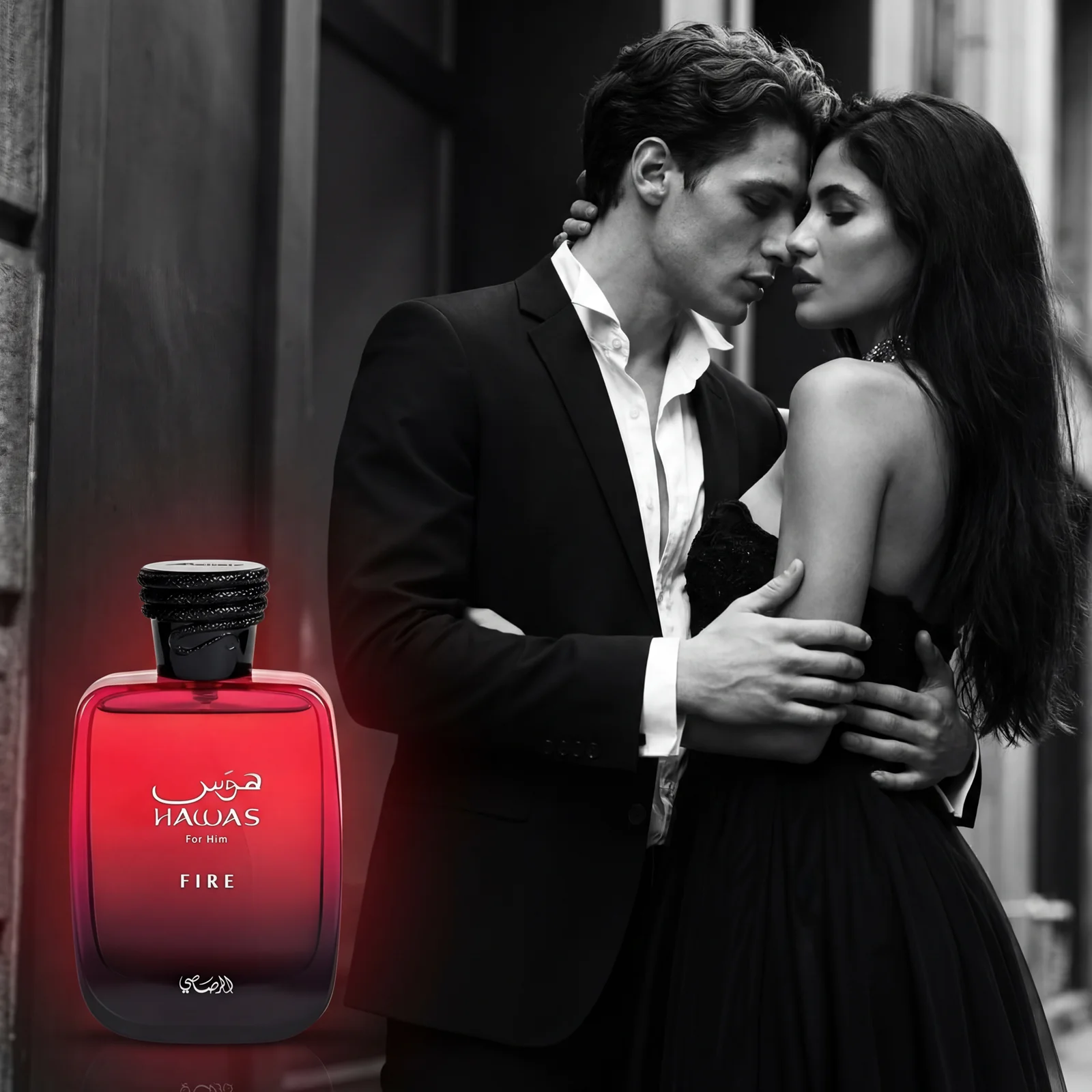 100ML Hawas Fire Eau De Parfum For Men Arabian Woody Long Lasting Fragrance Ideal Gift 2