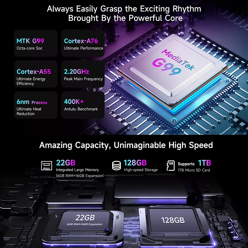 BMAX I12 파워 안드로이드 15 태블릿 11.4인치 90Hz 2.4K IPS 미디어텍 Helio G99 ARM Mali-G57 MC2 6GB+16GB 확장 128GB 4G LTE