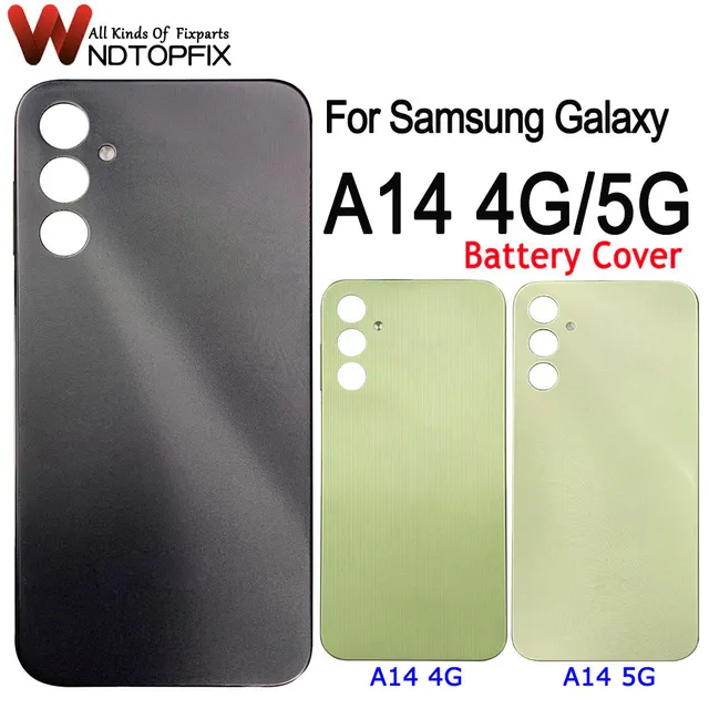 Original Battery Cover for Samsung Galaxy A14 5G and 5G Black