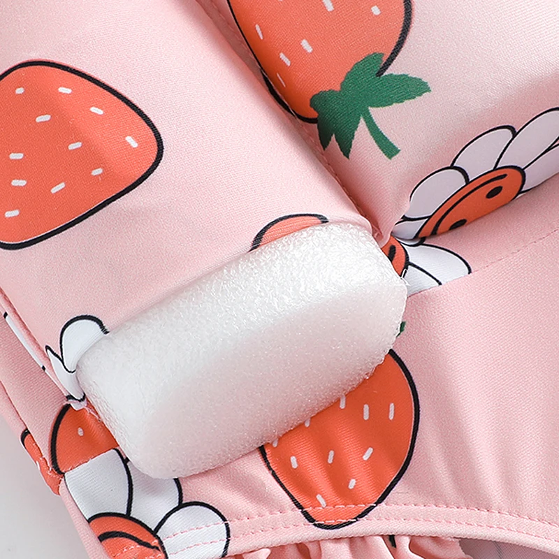 One Piece Swimsuit Children Swimsuit Children Swimsuits Buoyancy Girl 2-7 Year Short Sleeve Floating Cartoon