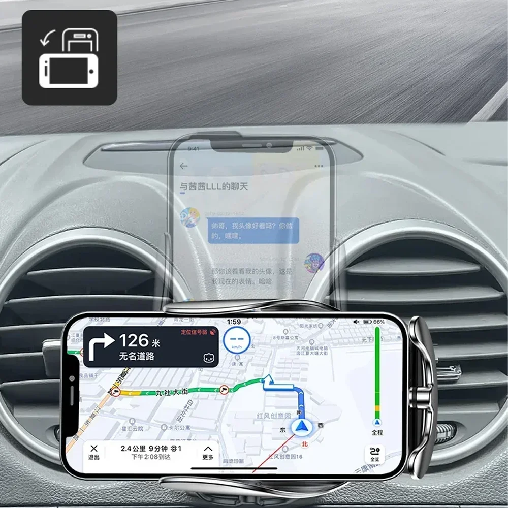 Car Mobile Phone Holder for Peugeot 2008 P24 e-2008 ~ GPS Air Vent Cell GPS Clip Stand Support Accessories iPhone