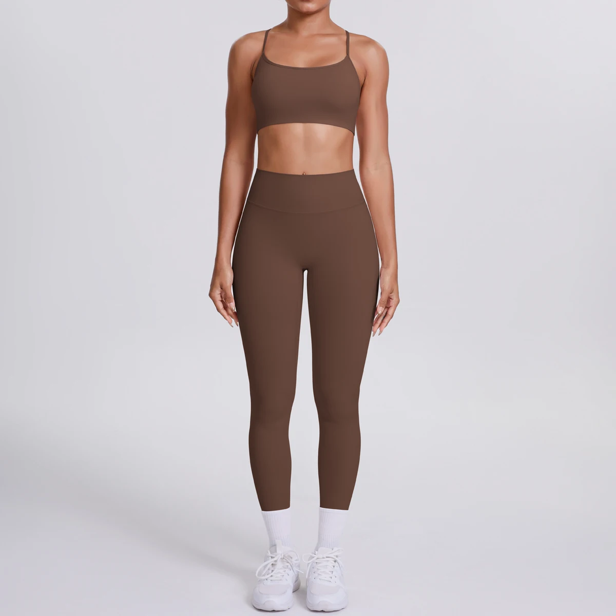 Women's Yoga Suit – Seamless Sports Bra & High Waist Leggings | Breathable Quick Dry Activewear
