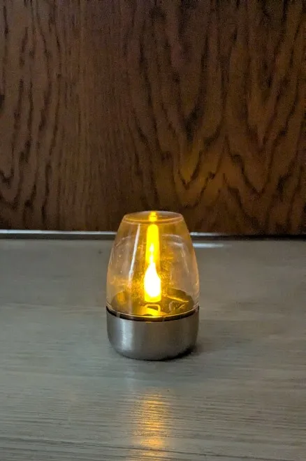 LED Solar Candles Night Light - Waterproof and Rechargeable photo review