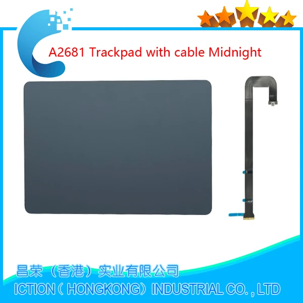 Original New A2681 Trackpad With Flex Cable for MacBook Air Retina 13.6" A2681 Touchpad M2 EMC4074 Year Midnight Color