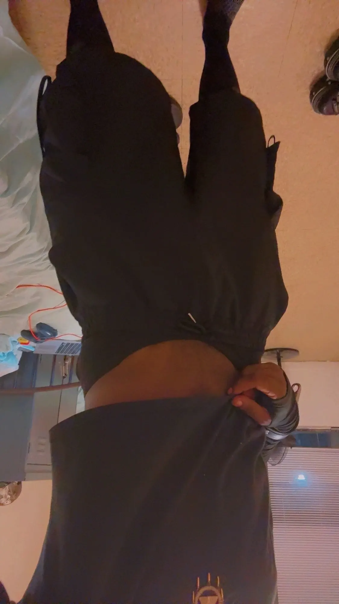 Women’s Mesh Ballet Wrap-Style Harem Shorts photo review