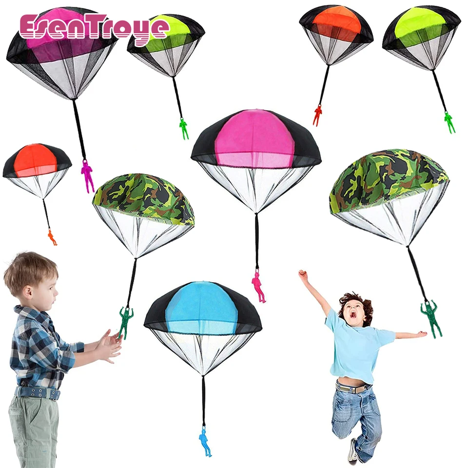 TOYANDONA Lot 30 Soldats Parachutistes Volants – Jouets Extérieur, Parachute Miniature – Pour Enfants, Fêtes, Anniversaires