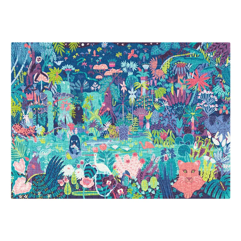 Mideer Artist 1000 PCS Luminous Puzzles into Ocean Forest of Children's Toy Jigsaw Montessori Educational Intellectual  DIY  Gif 2