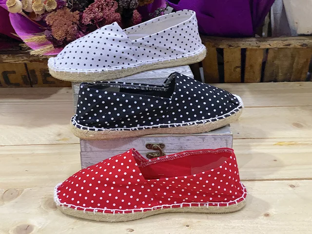 alpargatas para bodas de esparto con flores topos lunares regalos para invitadas baile 36 pares con regalo de tarjeta para tallas y cuerda para su presentación| | - AliExpress