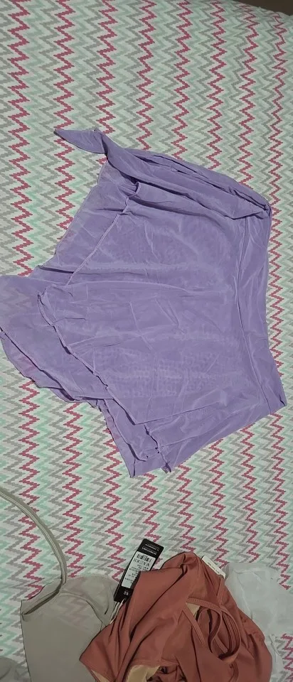 Women’s Asymmetric Mesh Ballet Wrap Skirt photo review