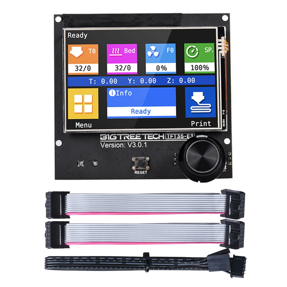 Lcd Touch Screen Módulo Wi-fi para Skr Mini e3 V3.0 Polvo Pro Ender Cr10 Impressora 3d 12864 Bigtreetech-tft35 e3 V3.0 - Imagem 3