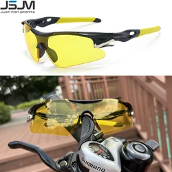 Men's Outdoor Cycling Sunglasses - Protective Sports Eyewear for Biking and Mountain Riding (Night Vision)