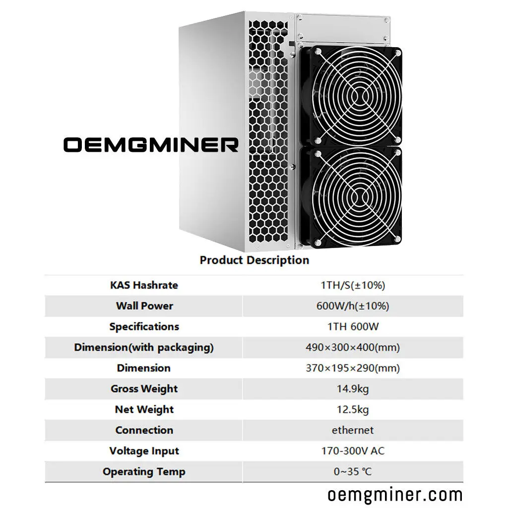 

Купите 2 и получите 1 бесплатно IceRiver KS1 Kaspa ASIC Miner 1TH с счет-фактурой и инструкциями