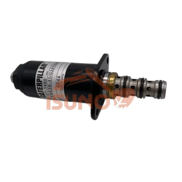 Rotary Solenoid Valve 121-1490 1211490 KWE5K-31/G24YA30 For Excavator 320B 320C E320C E320D E325B