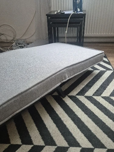 3-in-1 Sofa Bed Linen Folding Chair with Removable Cushion Adjustable Backrest Guest Bed for Apartment Dorm photo review