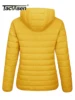 TACVASEN Full Zip Up Hooded Puffer Jacket Womens Winter Quilted Warm Coats Casual Windbreaker Padded Lightweight Outdoor Outwear 5