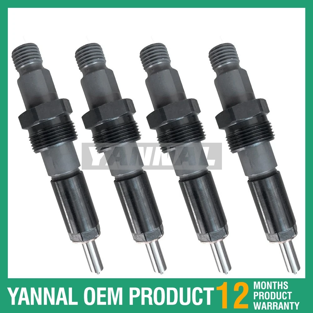 

For Cummins 4BT 3.9L 4B3.9-C Engine 4 PCS Fuel Injectors 3802338