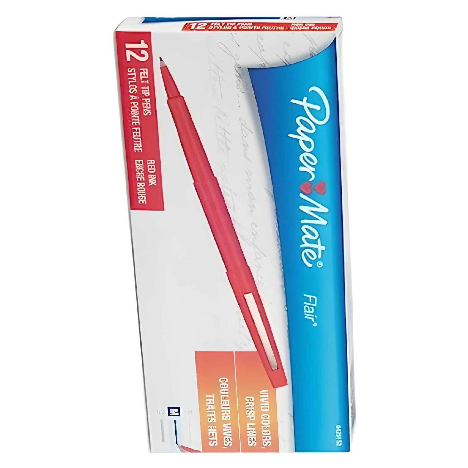 Papermate Flair Original Fibre Tip Pen - Medium - Red