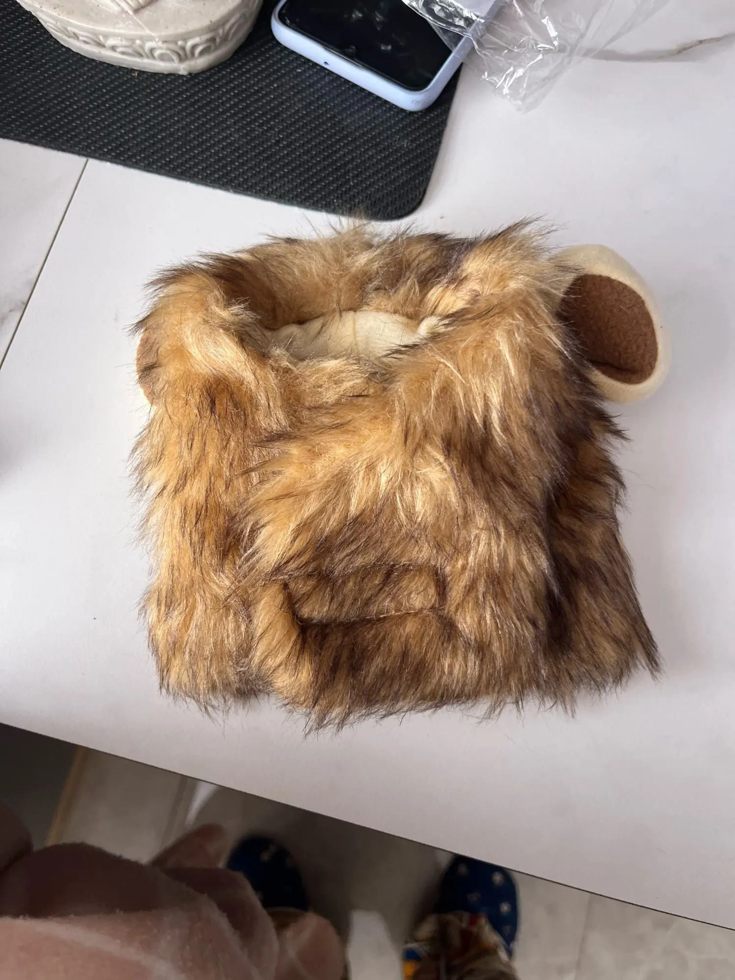 Cat Hat Lion Head Cover Pig Eight Ring Lesser Panda Hat Cute Heattech Winter Decoration Disguise Cap Pet Hat