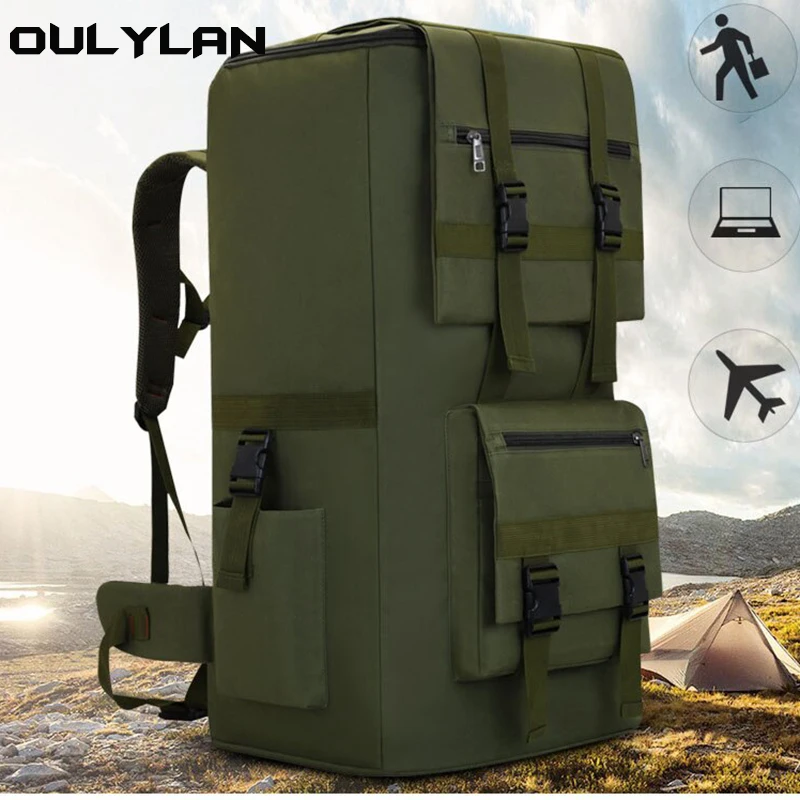 

Outdoor Backpack Tactical Military Super Capacity Outdoor Travel Tactical Rucksack Mountaineering Luggage Bag Sports Hiking Bags