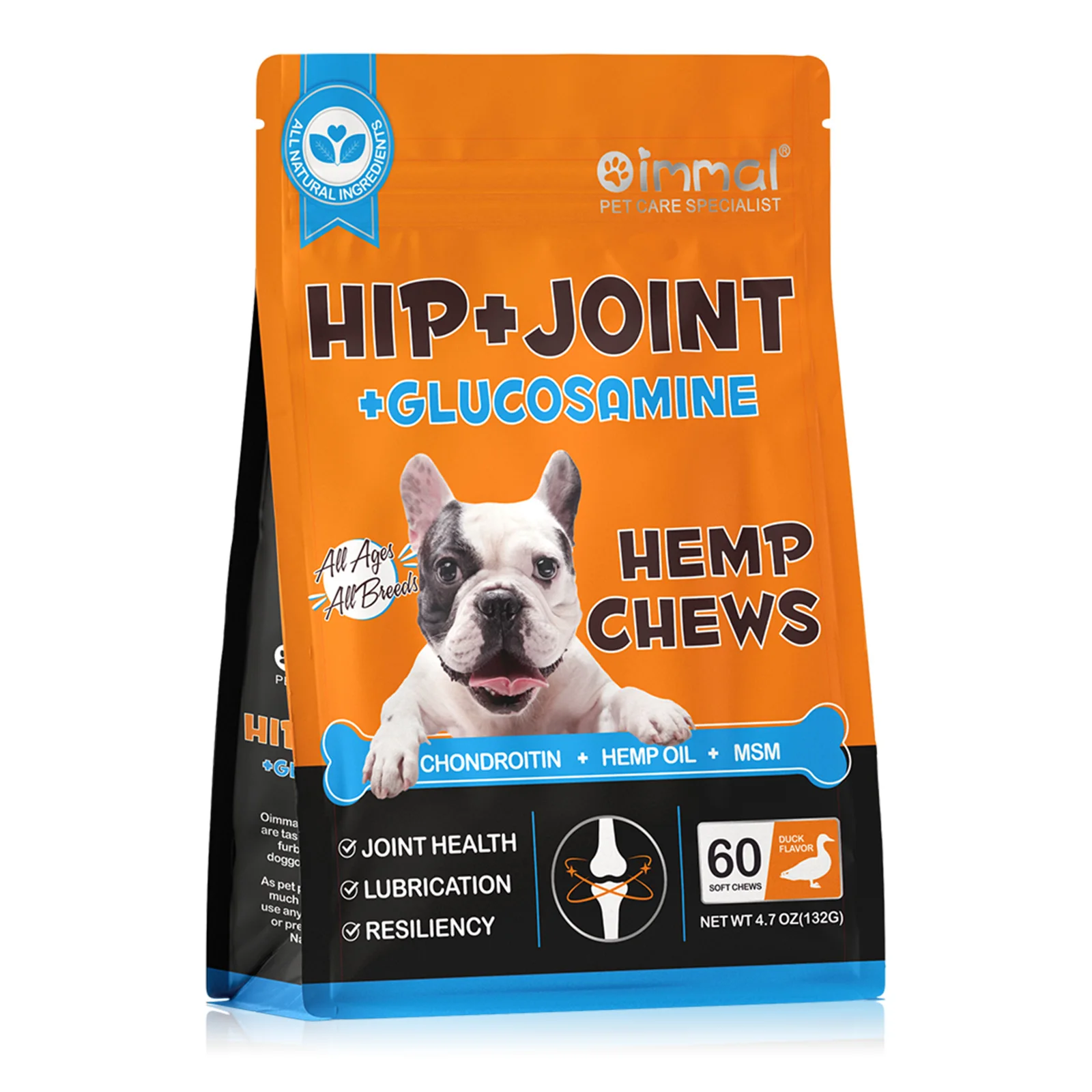 Hip and Joint Supplement with Glucosamine for Dogs 170 Dog Joint Pain Relief Treats Chondroitin MSM Dog Supplement Health pet nutrition supplement pet multivitamin supplements