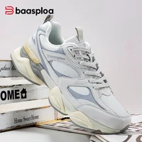 Baasploa – chaussures de marche confortables pour hommes, baskets décontractées en cuir, nouvelle mode, chaussures de sport, amortissantes, antidérapantes 1
