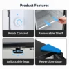 SIMZLIFE 3.2 Cu.Ft Mini Fridge with Freezer Compact Refrigerator Mini Refrigerator Adjustable Thermostat for Bedroom Dorm Office 4