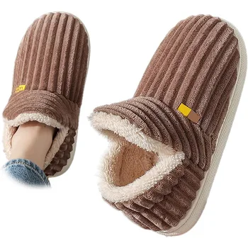 Women Men Slippers Cute House Slippers Fuzzy Soft Indoor Comfort Couple Home Slipper for Bedroom Livingroom
