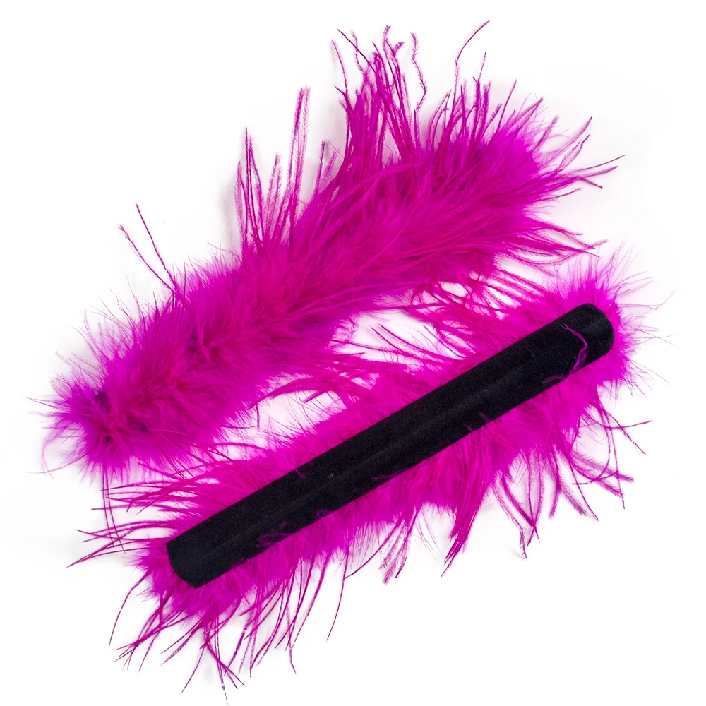 1pcs Snap On Feather Cuff Real Ostrich feather cuffs wrist sleeve Plume Cuff blazer Decor Fashion Women Hair Accessories detachable wrist cuffs