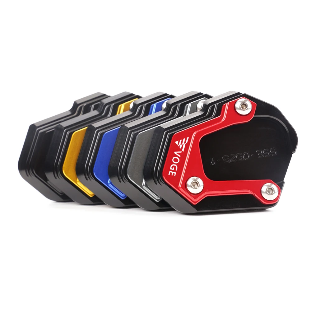 Motorcycle kickstand motorcycle kickstand pad motorcycle kickstand extender For VOGE DS625X 300Rally DS525X DS900X-2025 Accessories Side Stand Extension Kickstand Plate DSX 525 900 525dsx
