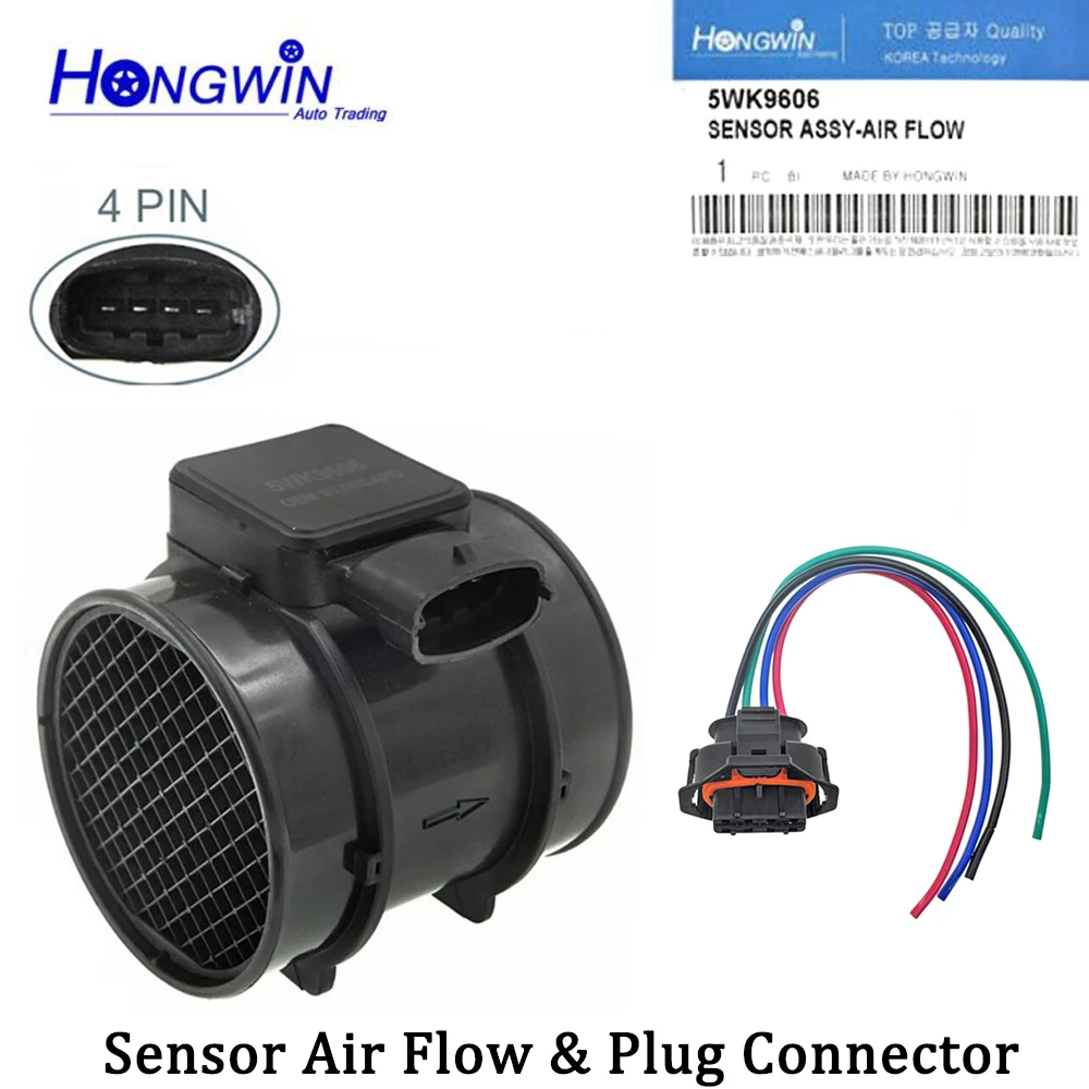 Maf Mass Air Flow Sensor Per Vauxhall Opel Astra G H Corsa C Meriva Omega B Signum Tigra Twintop Vectra B Zafira A Saab 5 Wk9606