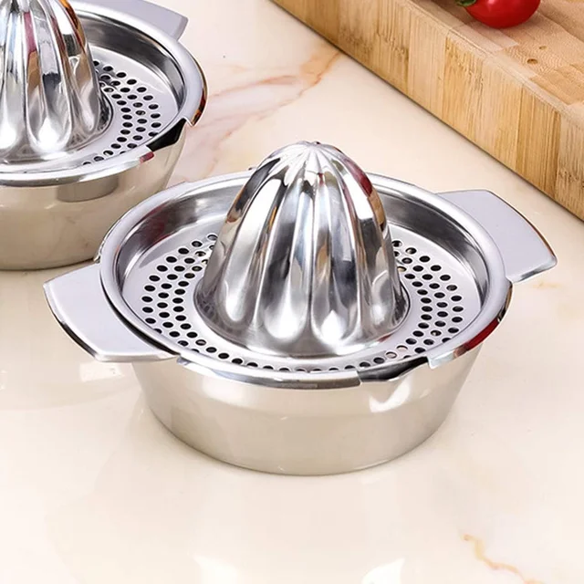 Mini stainless steel manual lemon juicer, orange extruder, fruit press, household juicer, suitable for a variety of citrus fruit 4