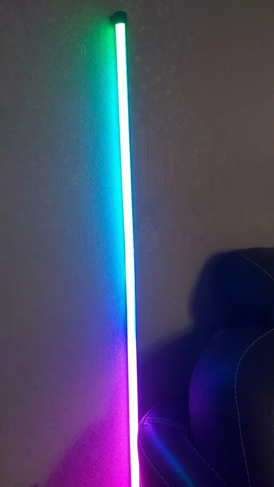 lampe de chevet Lampadaire d'angle sur pied Tuya Smart RGB LED, éclairage d'ambiance pour chambre à coucher, décoration salon nordique pour la maison lampadaire de salon luxe, lampadaire led sur pied, 150cm photo review