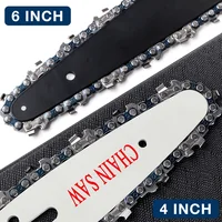 12-Pack 4/6" Chains,Home 4/6" Mini Chainsaw Accessories (Guide/Chain) Replacement Chains For Cordless Pruning Saws,Cutting Tools 2