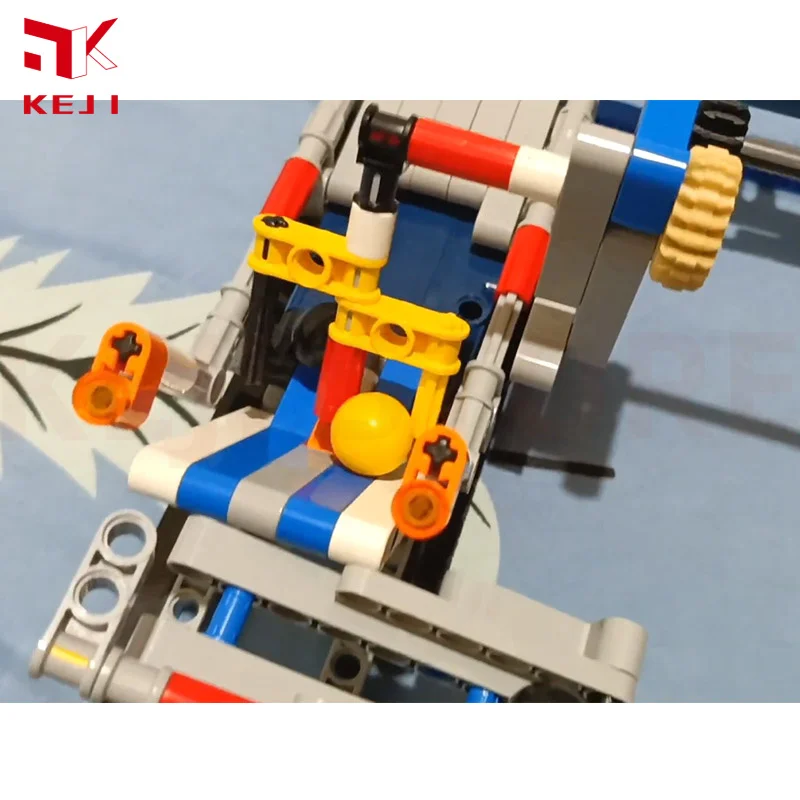 KEJI MOC GBC 볼 리프트 드리블 장치 모델, 수동 기계 조립 블록, 벽돌 키트 장난감, 크리스마스 선물