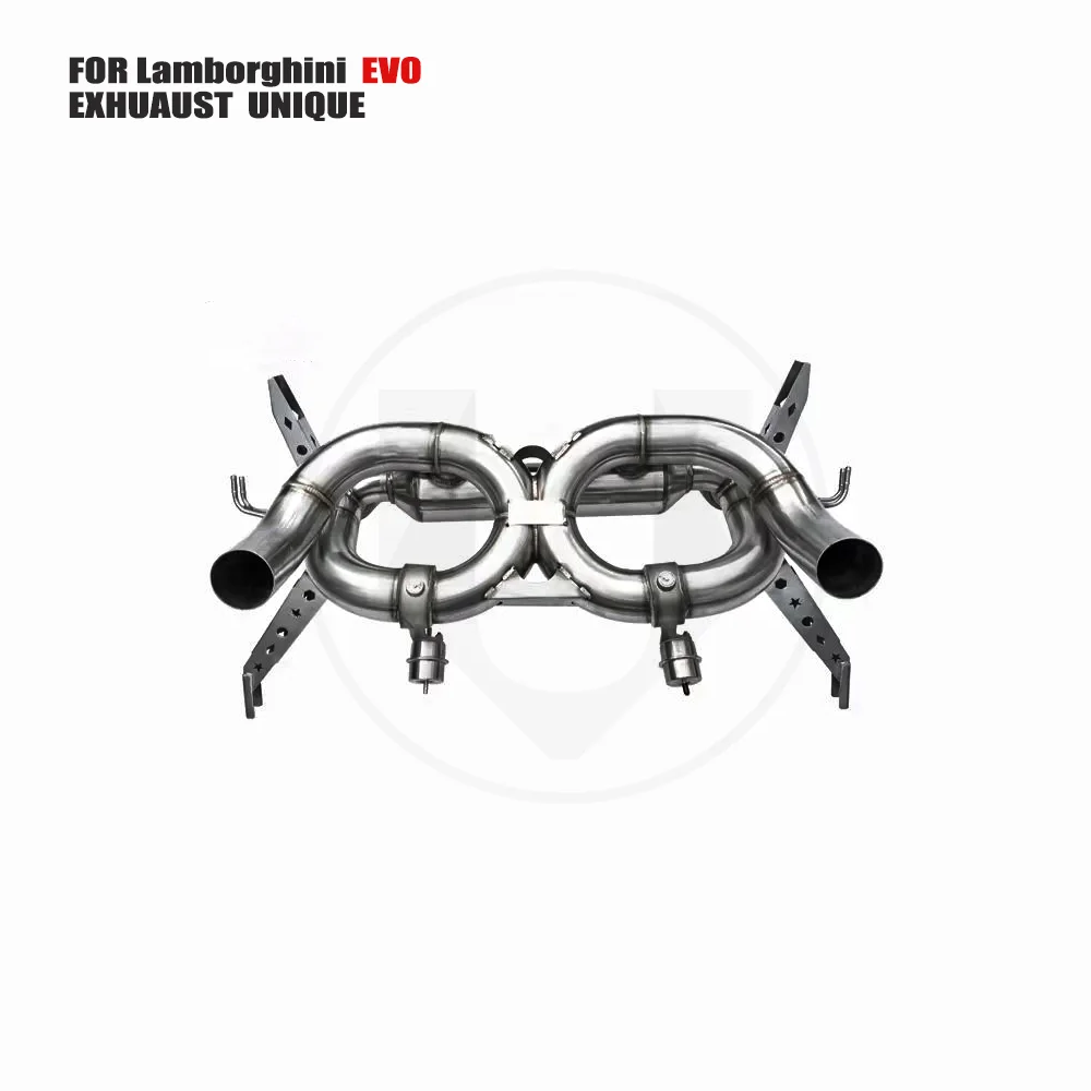 

UNIQUE Stainless Steel Exhaust System Manifold is Suitable for Huracan EVO Auto Modified Valve Muffler Downpipe With Catalyst