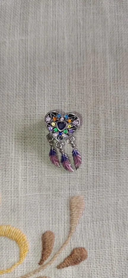 2025 gran oferta dijes cuentas de Plata de Ley 925 mariposa rosa luciérnaga luminosa cuelga brazalete pulsera collar joyería DIY photo review