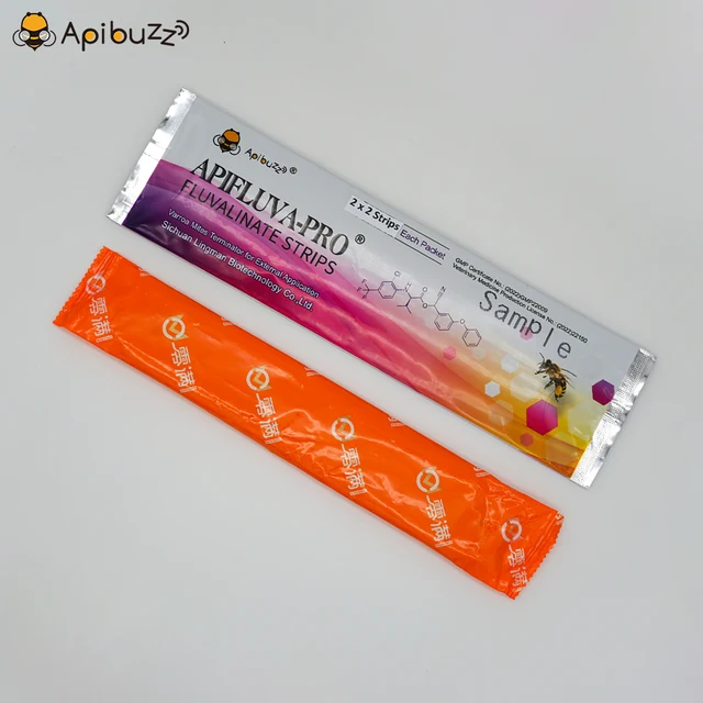 Mintacsomag (2X2 Csíkok) Az Első Méhészek Számára - Apibuzz Apifluva -Pro Fluvalinate Csíkok Erőteljes Varroa Atka Kezelés - Image 2