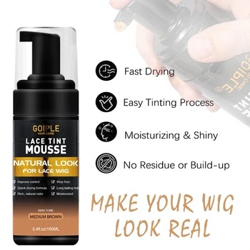 GOIPLE Edge Control Wax Stick Kit for Slick Baby Hair Lace Wig Extensions Adhesive Glue Gel Hair Tool Melting Spray Tint Mousse 2