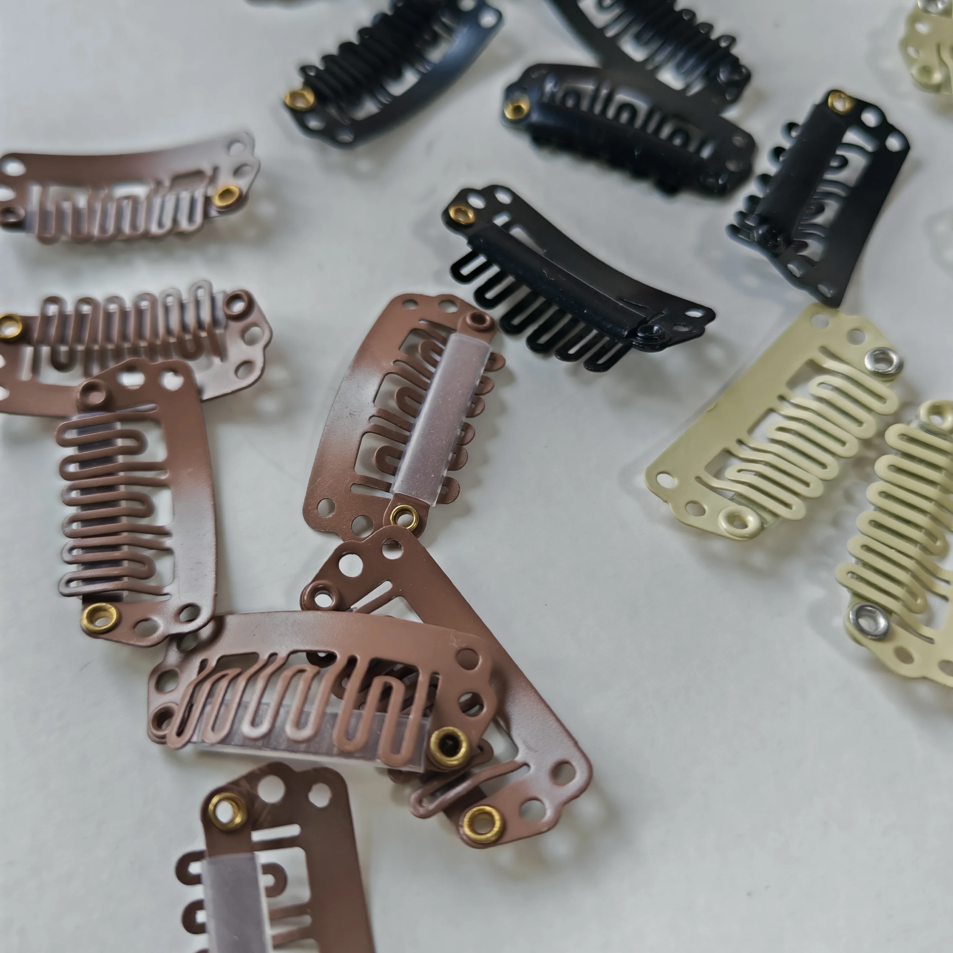 U-shape Snap Clips For Hair Extensions - Set Of 100 Pieces_voghion.com