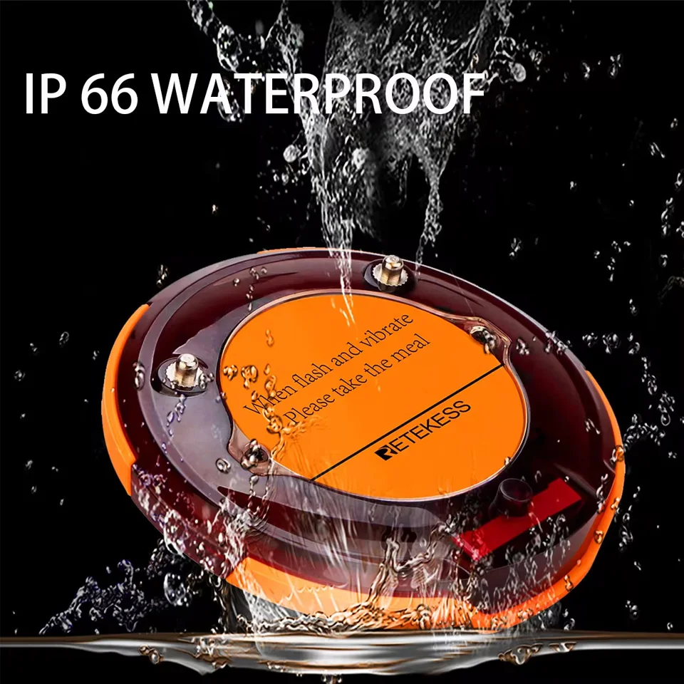 Retekess 1PC Coaster Pagers For TD156 Wireless Queue Paging System Without Keypad Transmitter And Chargebase Restaurant Pager