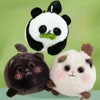1 pc Children's toy | Drawstring wagging tail panda plush toy | Cute cat pendant toy | Suitable for holiday gifts 1